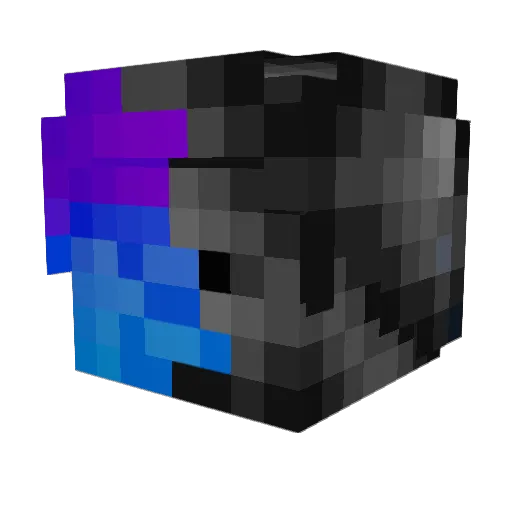 Innuedo Minecraft avatar head, 3D render