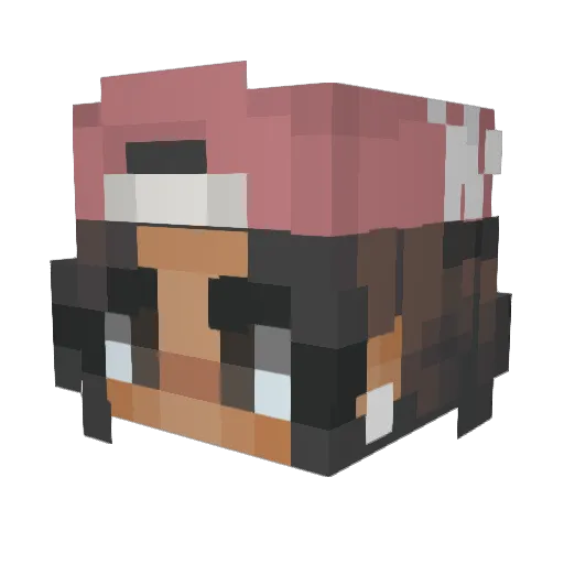 Innuendo_Intendo Minecraft avatar head, 3D render