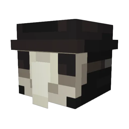 Inomii_ Minecraft avatar head, 3D render