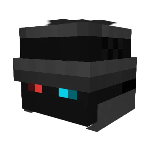 Inosis Minecraft avatar head, 3D render