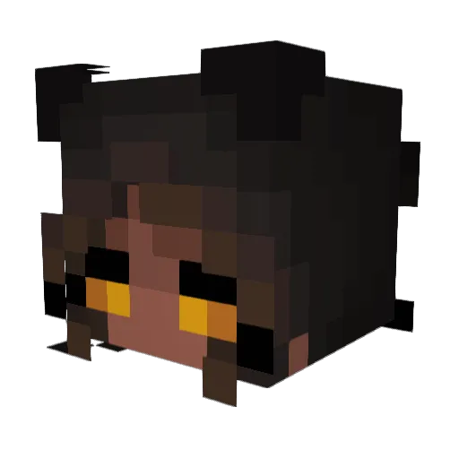 Inotiyan Minecraft avatar head, 3D render