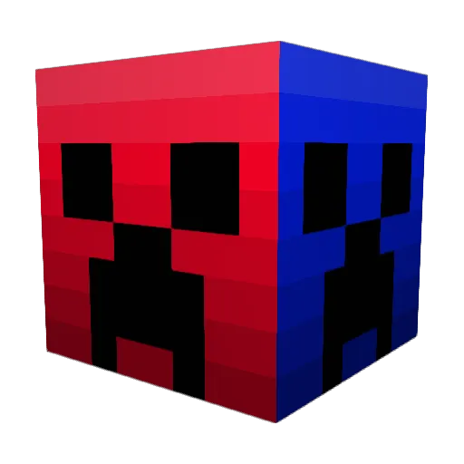InquisitorII Minecraft avatar head, 3D render