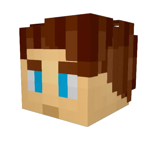 InquisitorKirk Minecraft avatar head, 3D render
