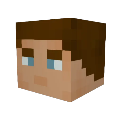 Inquisitor_Cali Minecraft avatar head, 3D render