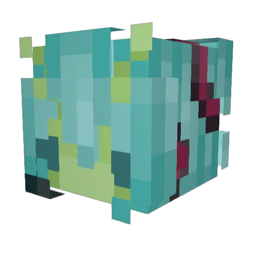 Inreant Minecraft avatar head, 3D render