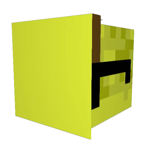Insa__ Minecraft avatar head, 3D render