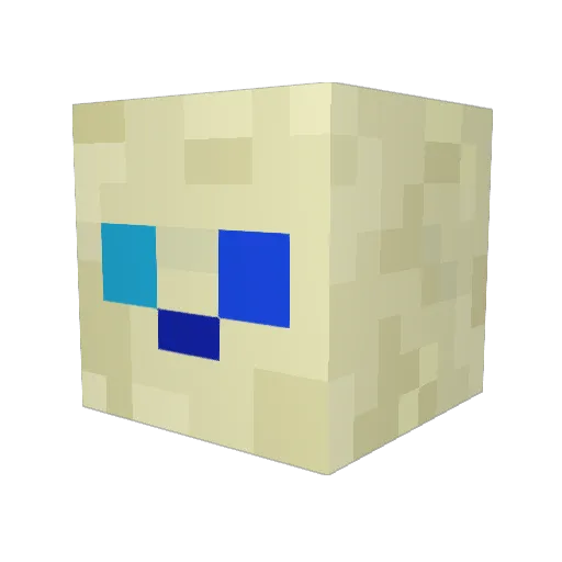 InsaneDominator9 Minecraft avatar head, 3D render