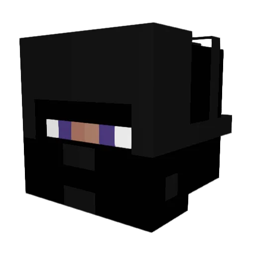 InsaneGadget Minecraft avatar head, 3D render