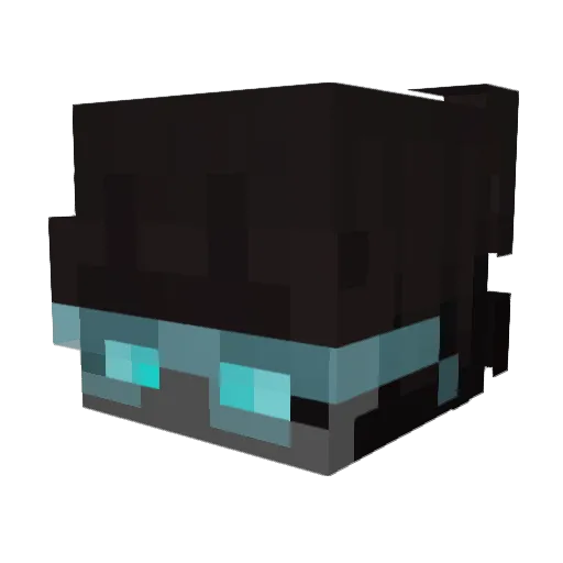 InsaneHack Minecraft avatar head, 3D render