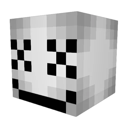 InsaneIsBae Minecraft avatar head, 3D render