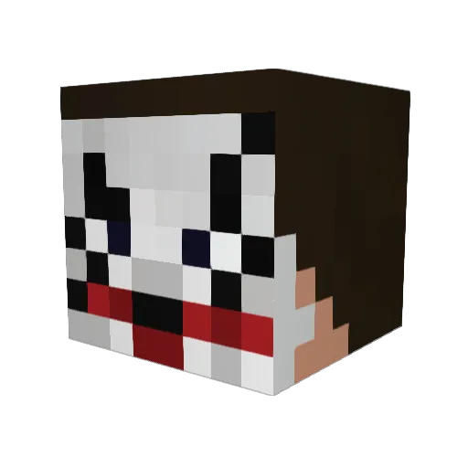 InsanePixel Minecraft avatar head, 3D render