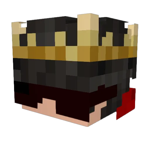 InsaneRmK Minecraft avatar head, 3D render