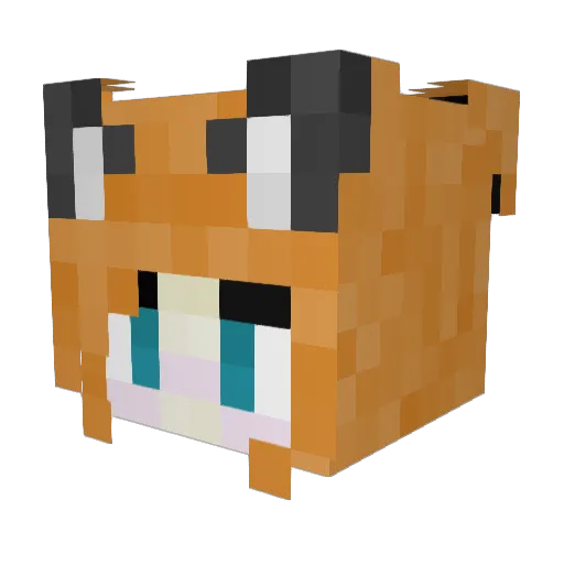 Insane_IK Minecraft avatar head, 3D render