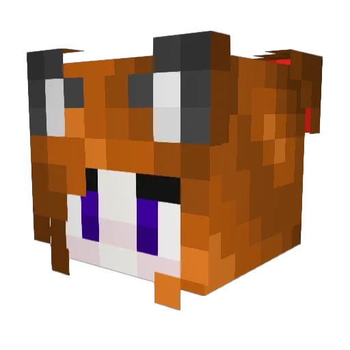 Insane_IK_ Minecraft avatar head, 3D render