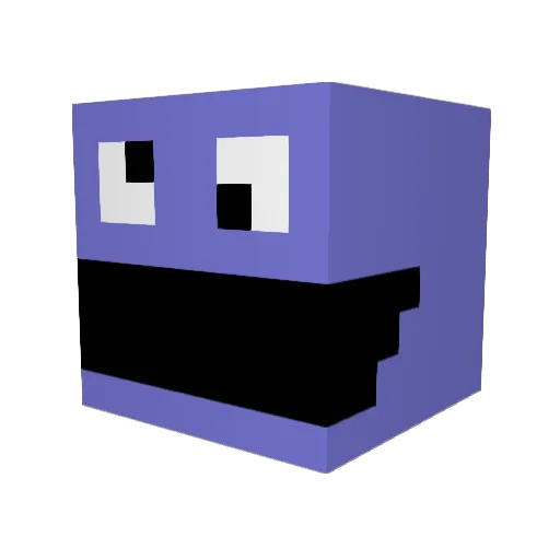 Insanity66 Minecraft avatar head, 3D render
