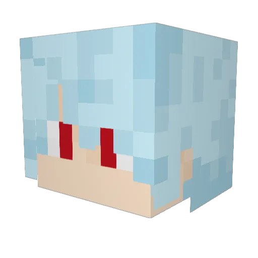 InsanityWindow Minecraft avatar head, 3D render
