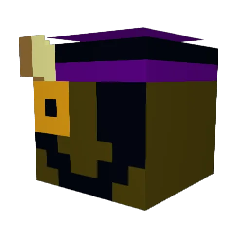Insect21 Minecraft avatar head, 3D render