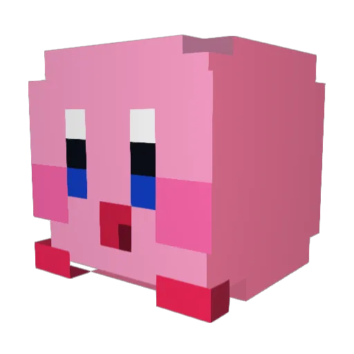 Insectsee Minecraft avatar head, 3D render