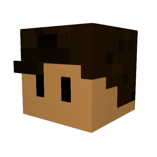 Inserer Minecraft avatar head, 3D render