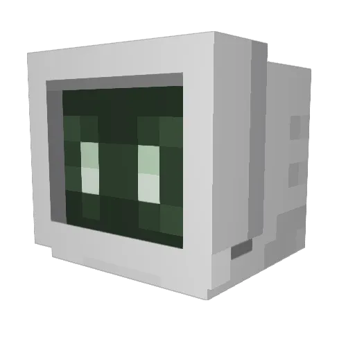 InsertMoo Minecraft avatar head, 3D render