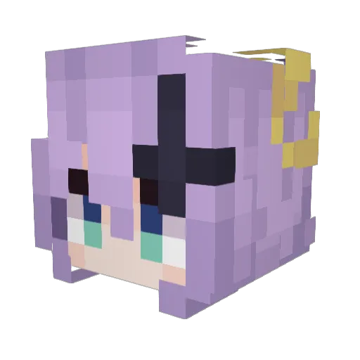 InsertNameHere40 Minecraft avatar head, 3D render