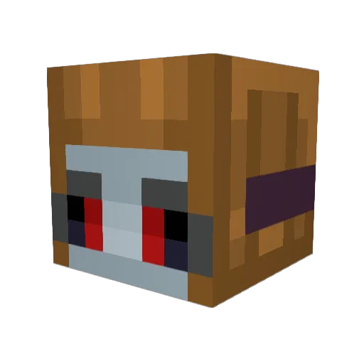 Insert_Toaster Minecraft avatar head, 3D render