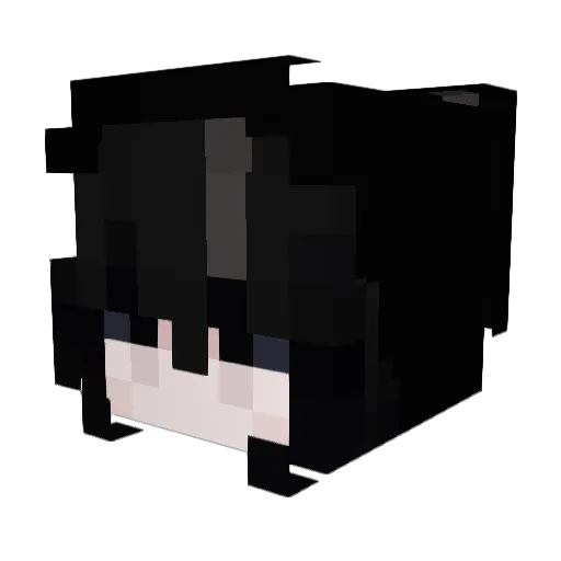Inservibles Minecraft avatar head, 3D render