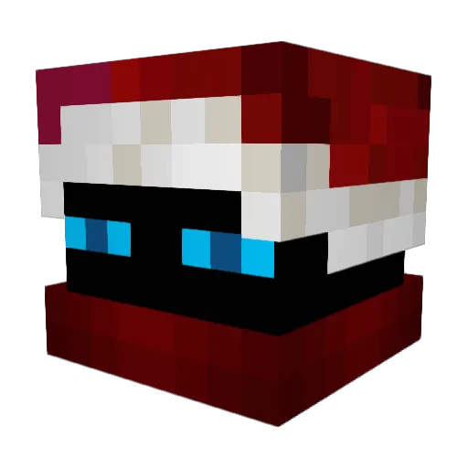 Inseto_08 Minecraft avatar head, 3D render