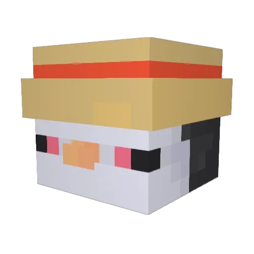 InsideJokez Minecraft avatar head, 3D render