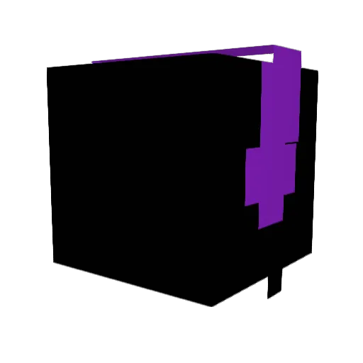 Insifo Minecraft avatar head, 3D render