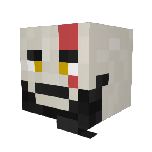 Insight14C Minecraft avatar head, 3D render