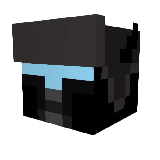 Insindo Minecraft avatar head, 3D render