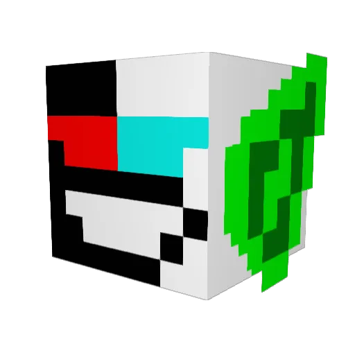 InsomniaVictim Minecraft avatar head, 3D render