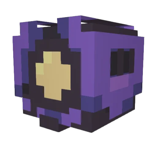 InsomniaVoid Minecraft avatar head, 3D render