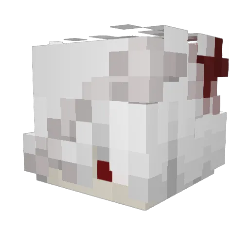 Insomnia_smile Minecraft avatar head, 3D render