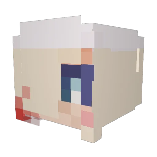 InsomniaticGod Minecraft avatar head, 3D render