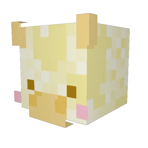 Inspector_Lemon Minecraft avatar head, 3D render