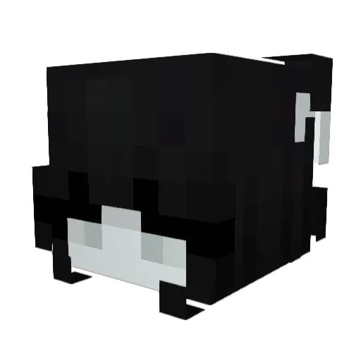 Inssbl Minecraft avatar head, 3D render