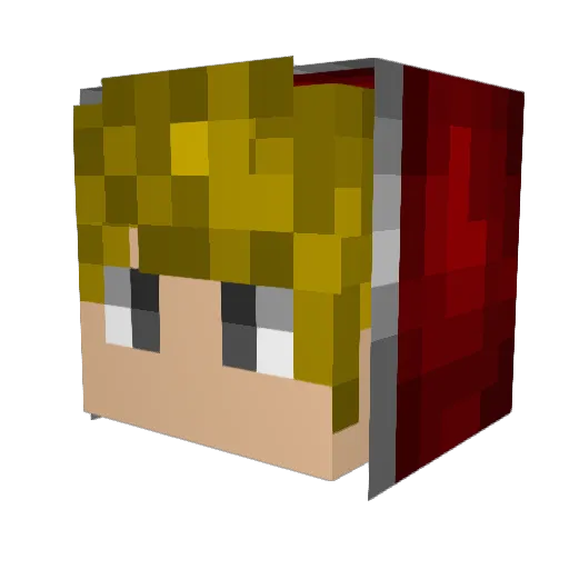 Inst1nct_Blitz Minecraft avatar head, 3D render