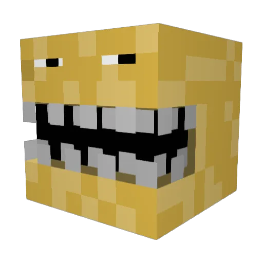 InstaNoodle_ Minecraft avatar head, 3D render