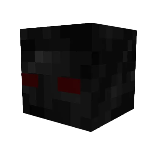 InstaSkilled Minecraft avatar head, 3D render