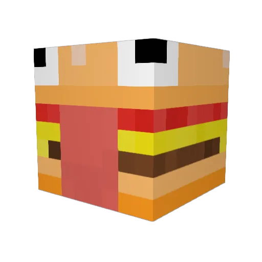 InstaTerms Minecraft avatar head, 3D render