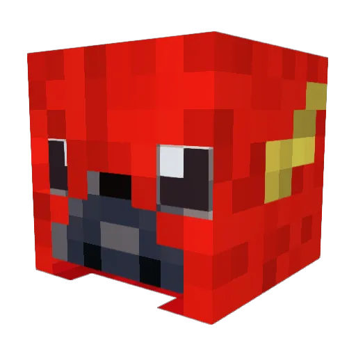 InstantLXIX Minecraft avatar head, 3D render