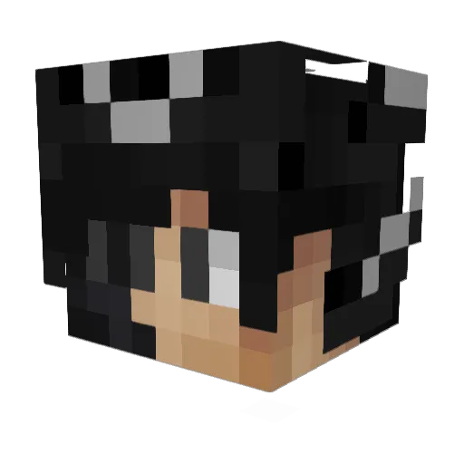 Instant_HD Minecraft avatar head, 3D render