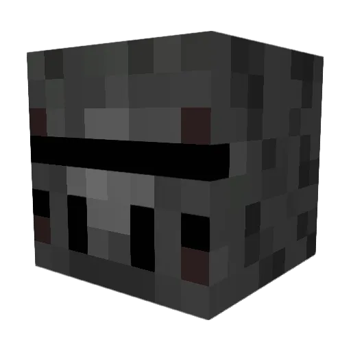 InsteadCrafter Minecraft avatar head, 3D render