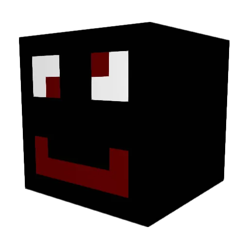 Insteal Minecraft avatar head, 3D render