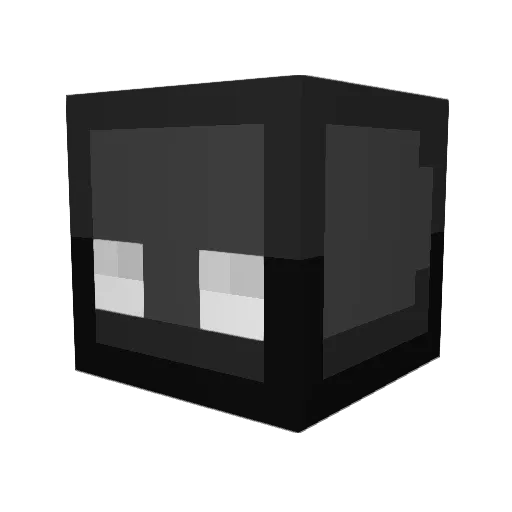 Insulinkind Minecraft avatar head, 3D render