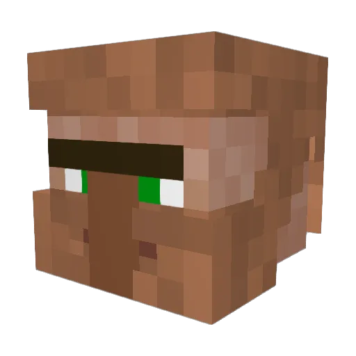 Intake_Jake Minecraft avatar head, 3D render