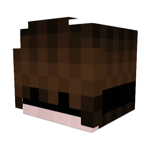 IntellGaming Minecraft avatar head, 3D render