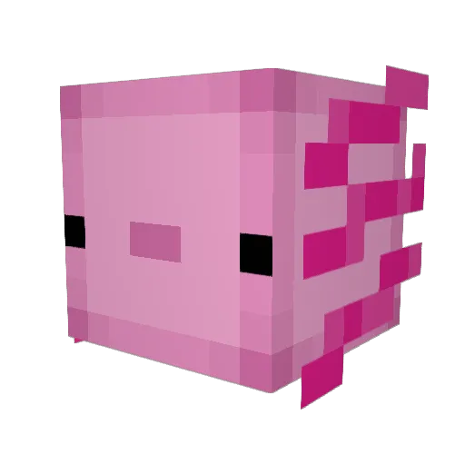 Intellex3 Minecraft avatar head, 3D render